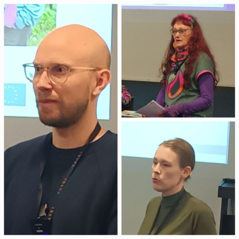 Kolme muusaa - Iris Kiiskinen, Johanna Johansson ja Tomi Haapa-alho